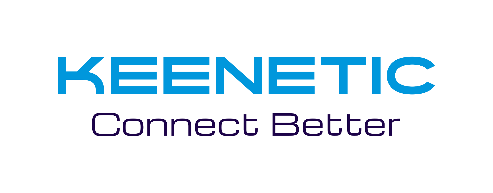 Keenetic logo with "Connect Better" slogan